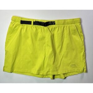 The North Face Belted Shorts Size‎ Large Womens Class V Sulphur Spring Green
